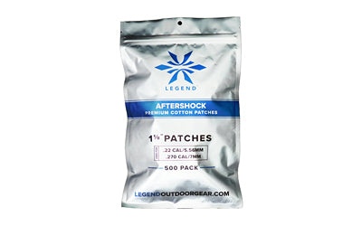 Legend Outdoor Gear Aftershock Cotton Cleaning Patches, 1-1/8 Inch Square, 500 Count AS-CP-118-500