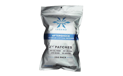Legend Outdoor Gear Aftershock Cotton Cleaning Patches, 2-1/4 Inch Square, 250 Count AS-CP-214-250