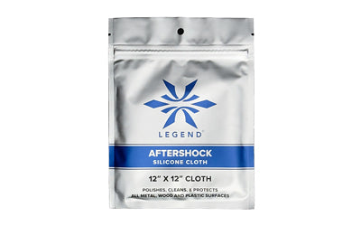 Legend Outdoor Gear Aftershock Silicone Cloth 12x12 Black Cotton Flannel AS-SC-12