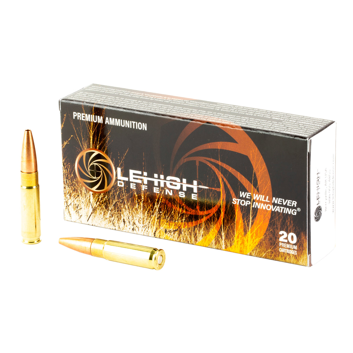 Lehigh Defense LA300BLK115CC Lehigh Defense Controlled Chaos Flat Base Hollow Point  115 Grain .300 AAC Blackout