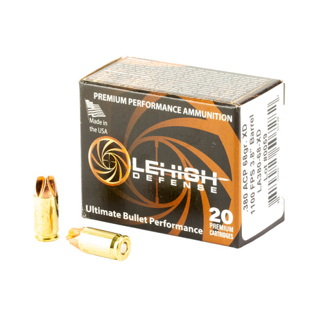 Lehigh Defense LA38068XD Xtreme Defense Fluid Transfer Monolithic  68 Grain .380 ACP/Auto