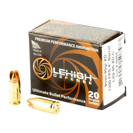Lehigh Defense Xtreme Defense 9mm Luger / Parabellum 90 gr Solid ammo