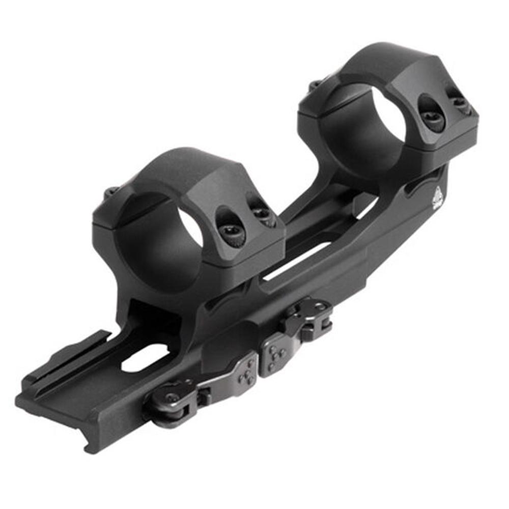 Leapers UTG ACCU-SYNC QR Cantilever Mount 1-Inch Medium 50mm Offset Matte Black