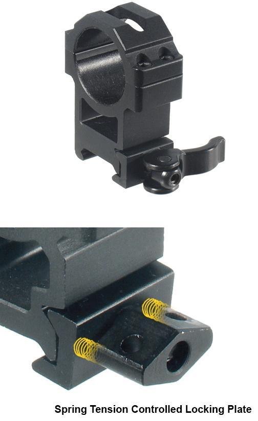 Leapers UTG 2-Piece Max Strength LE Grade Picatinny Scope Rings 22mm Width 30mm High