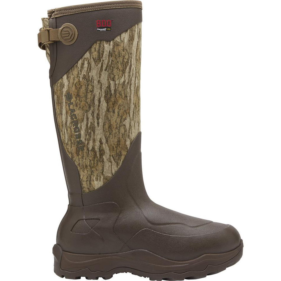 LaCrosse Alpha Agility 17" 800G Insulated Boots Mossy Oak Bottomland Size 11
