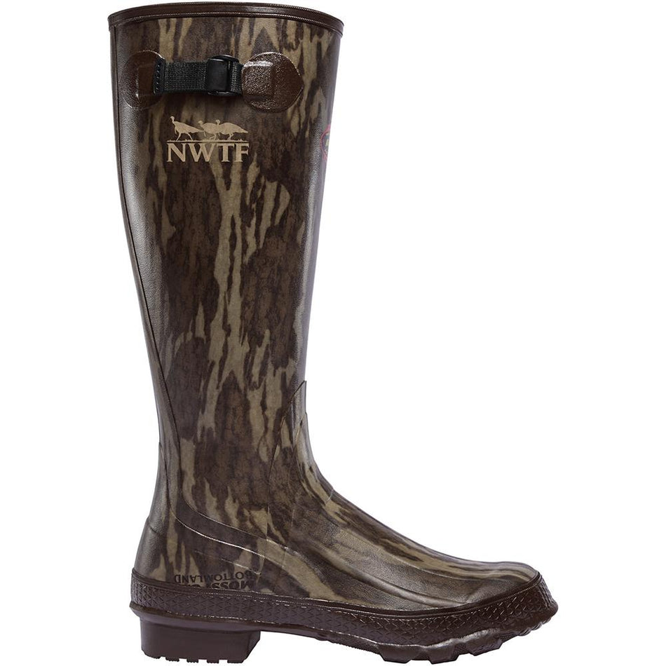 LaCrosse Grange NWTF 18" Waterproof Turkey Hunting Boot - Mossy Oak Original Bottomland - Size 9