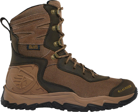 LaCrosse Windrose 8" Waterproof Hunting Boot Brown Size 8