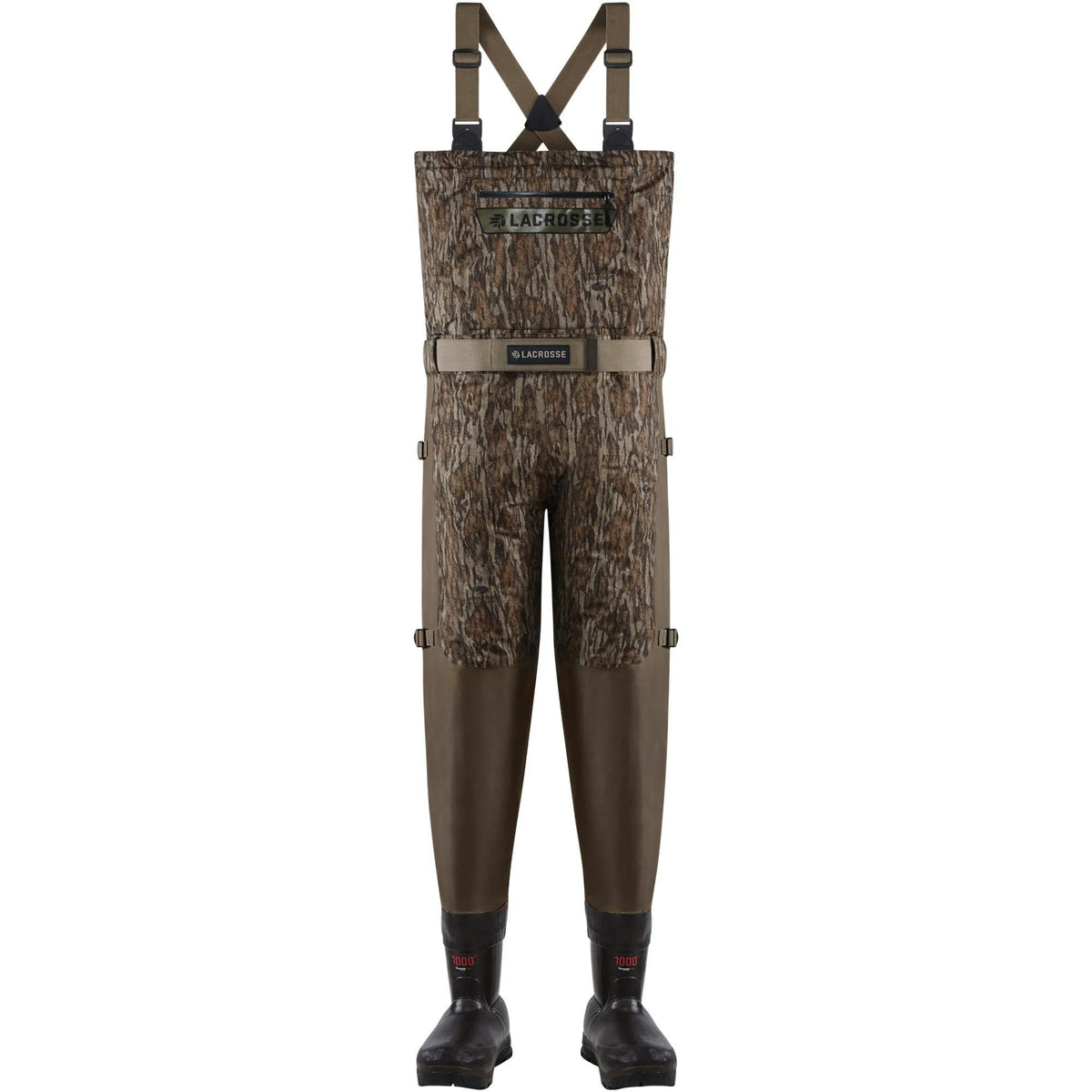 LaCrosse Alpha Swampfox Breathable Insulated Mossy Oak Bottomland 1000G Waders Size 11 Stout