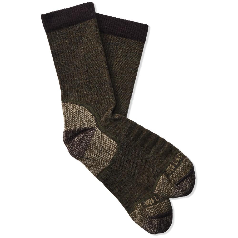 LaCrosse Lightweight Copper Crew Sock Olive - XL