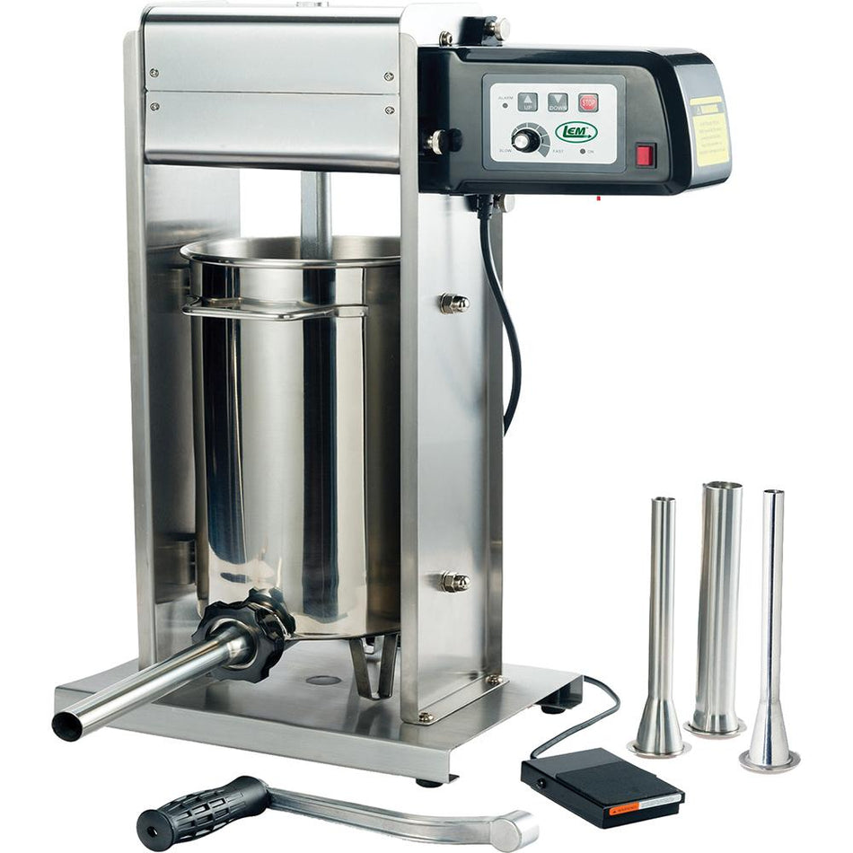 LEM Products Big Bite Motorized Sausage Stuffer - 30 lb. Capacity