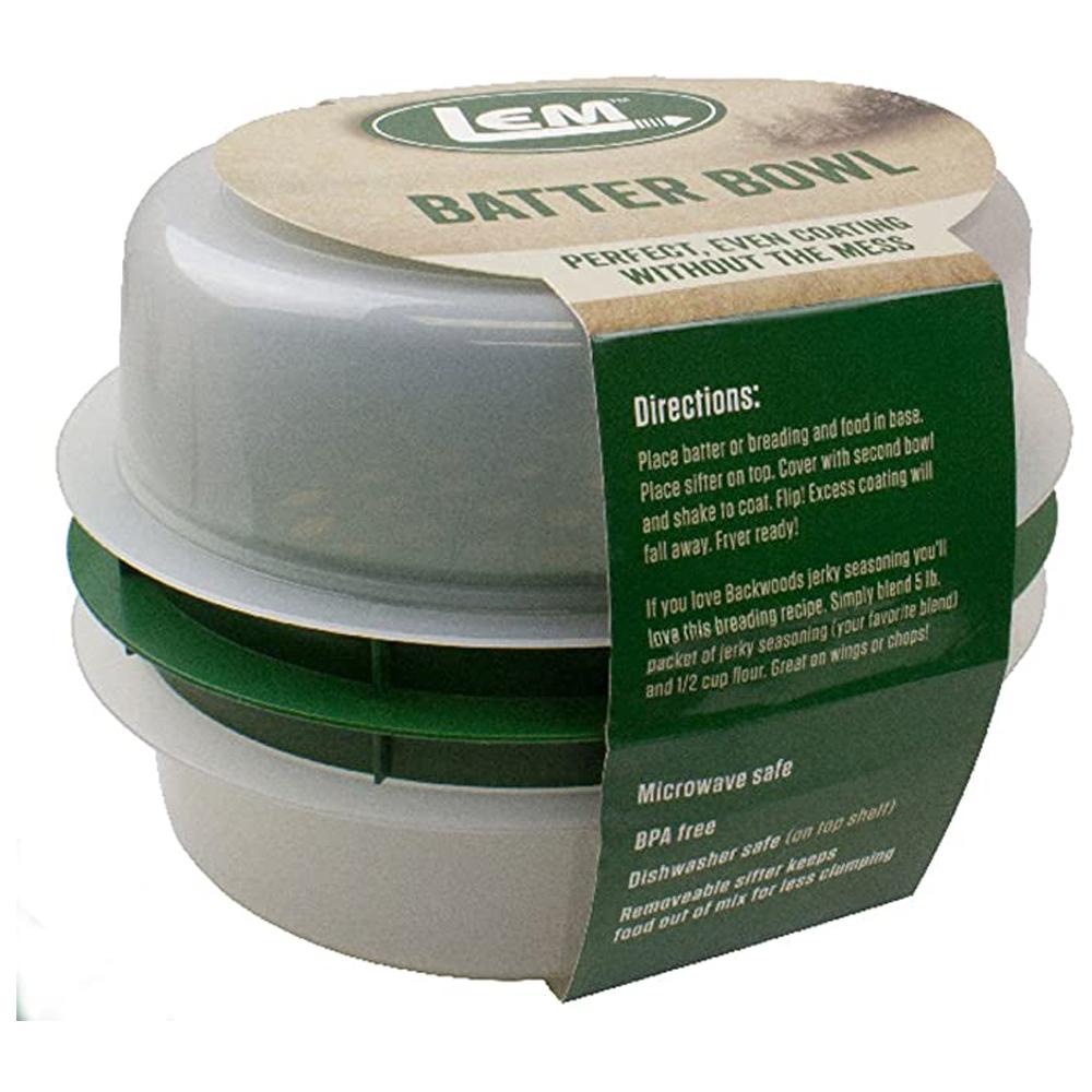 LEM Products Batter Bowl for Breading Meat and Fish