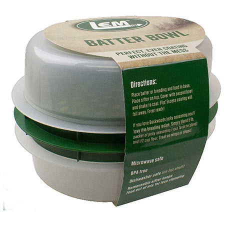 LEM Products Batter Bowl for Breading Meat and Fish