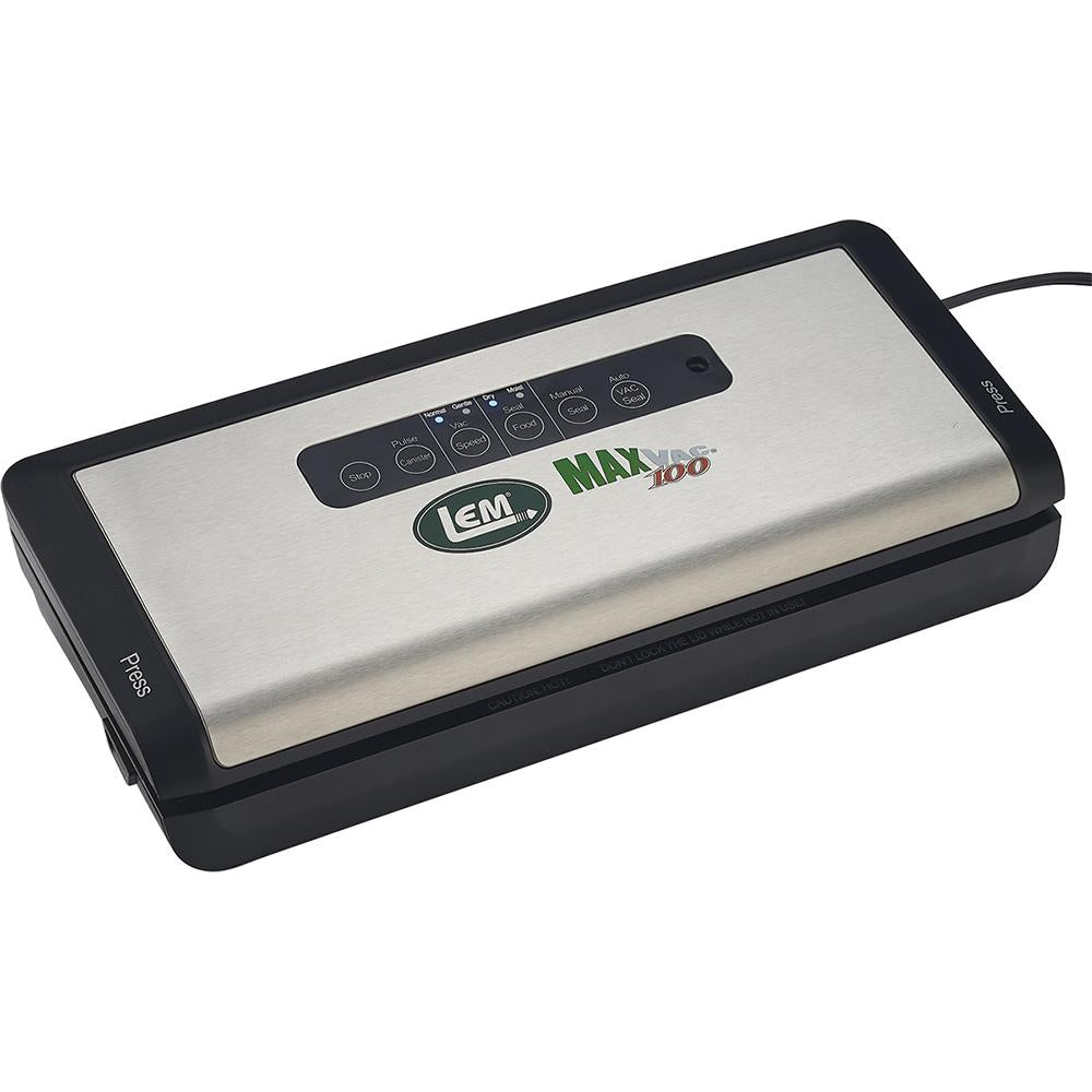 LEM Products MaxVac 100 Compact Vacuum Sealer with 12" Seal Bar