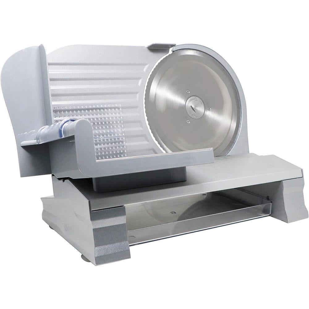 LEM Products 8.5 Inch Electric Meat Slicer with Straight and Serrated Blades
