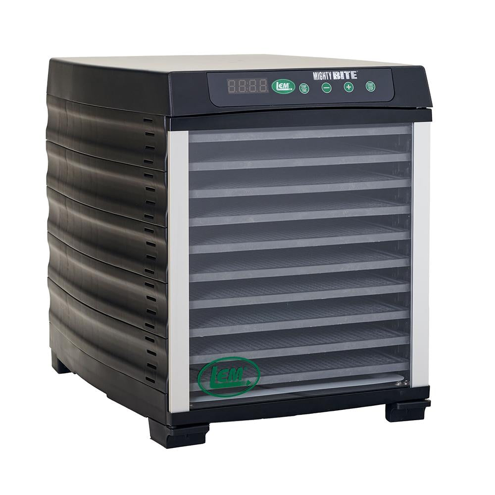 LEM MightyBite 10-Tray Digital Plastic Food Dehydrator