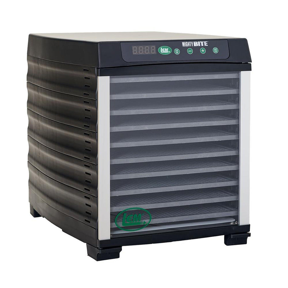 LEM MightyBite 10-Tray Digital Plastic Food Dehydrator