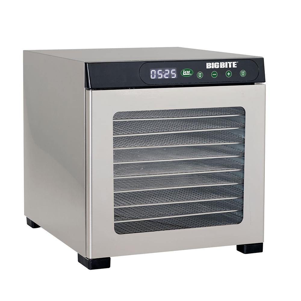 LEM BigBite 10-Tray Stainless Steel Food Dehydrator