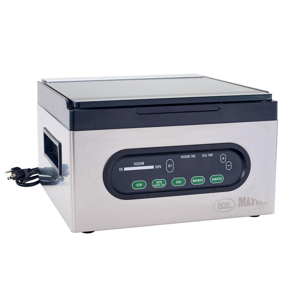 LEM MaxVac Pro Chamber Vacuum Sealer with Digital Control Panel