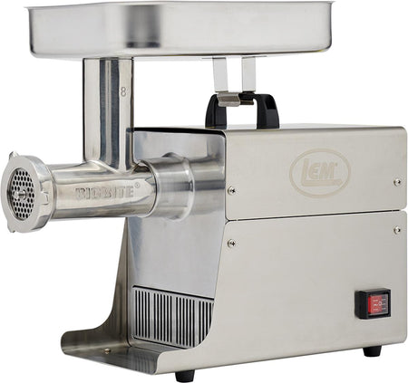 LEM Products #8 Big Bite Stainless Steel Electric Meat Grinder