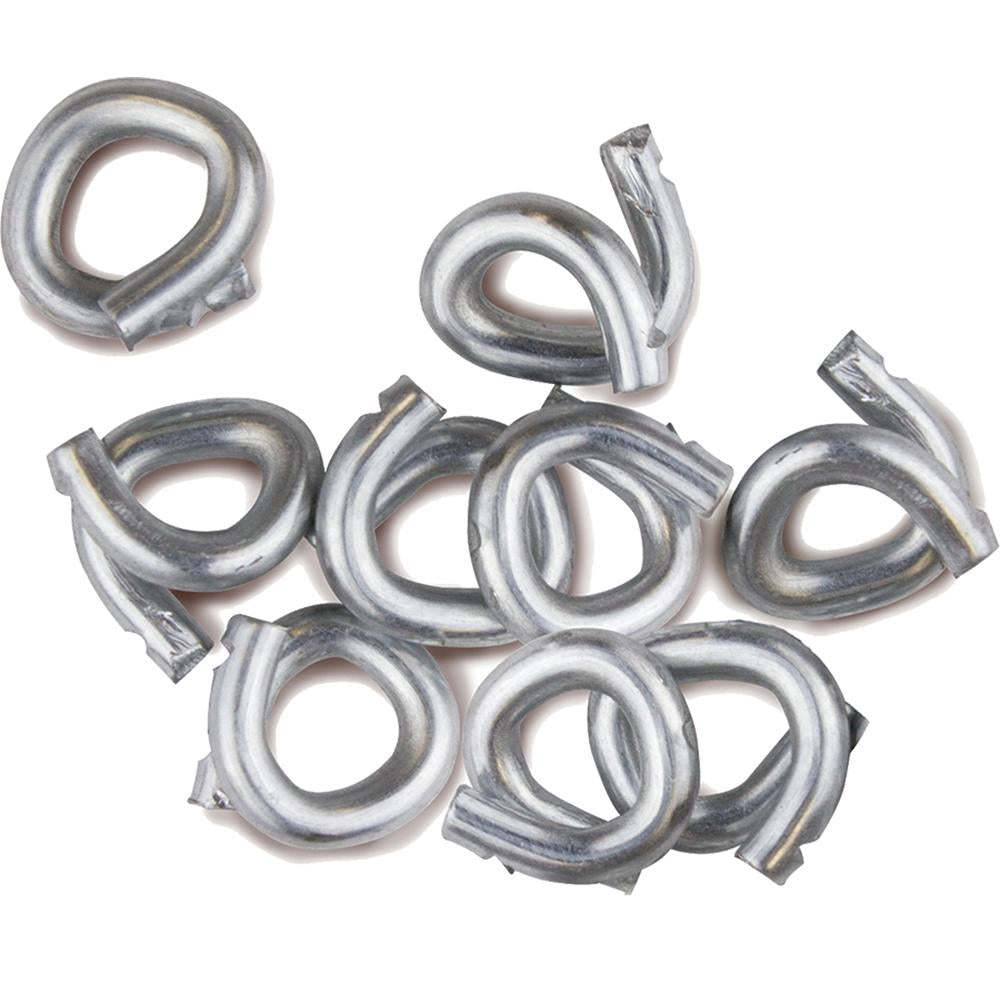 LEM Products 3/8" Hog Rings for Sausage Casings and Meat Bags - 100 Count