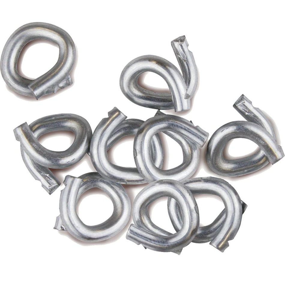 LEM Products 3/8" Hog Rings for Sausage Casings and Meat Bags - 100 Count