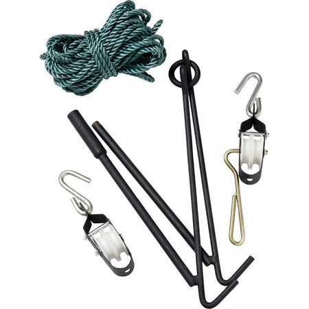 LEM Products Collapsible Gambrel with Rope Hoist 500 lb Capacity