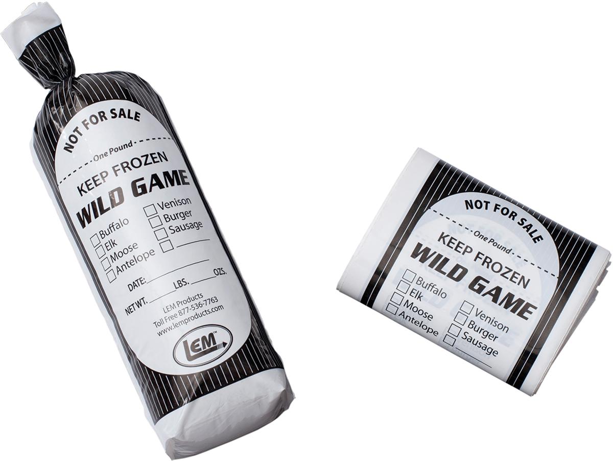 LEM Products 1 lb Wild Game Meat Storage Bags 25 Count