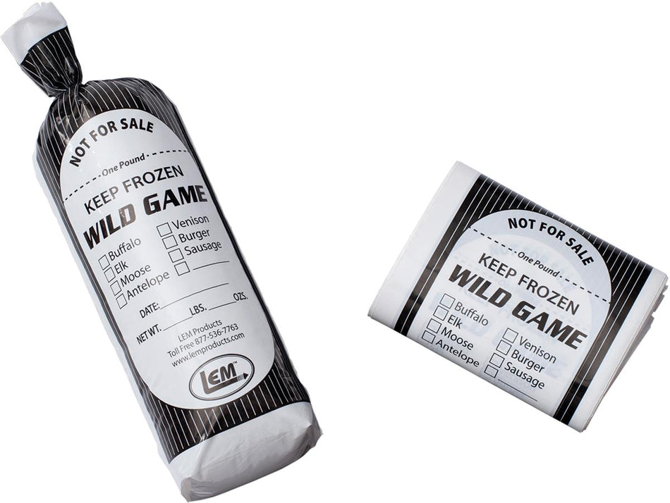 LEM Products 1 lb Wild Game Meat Storage Bags 25 Count