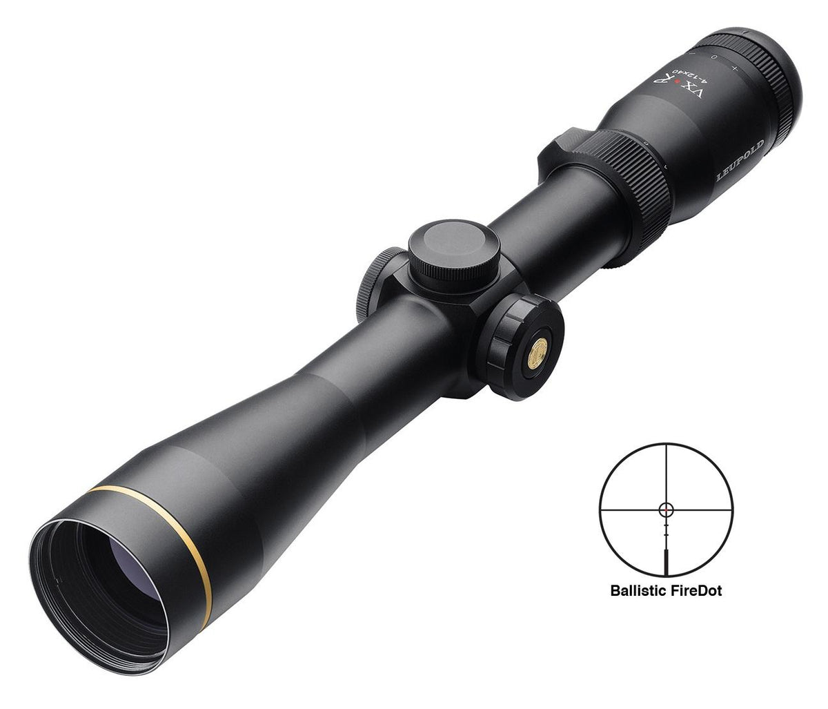 Leupold VX-R 4-12x40mm Matte Rifle Scope Ballistic FireDot Reticle (Blem)
