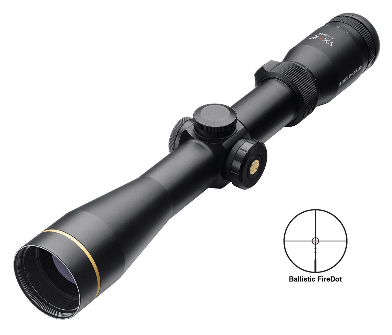 Leupold VX-R 4-12x40mm Matte Rifle Scope Ballistic FireDot Reticle (Blem)