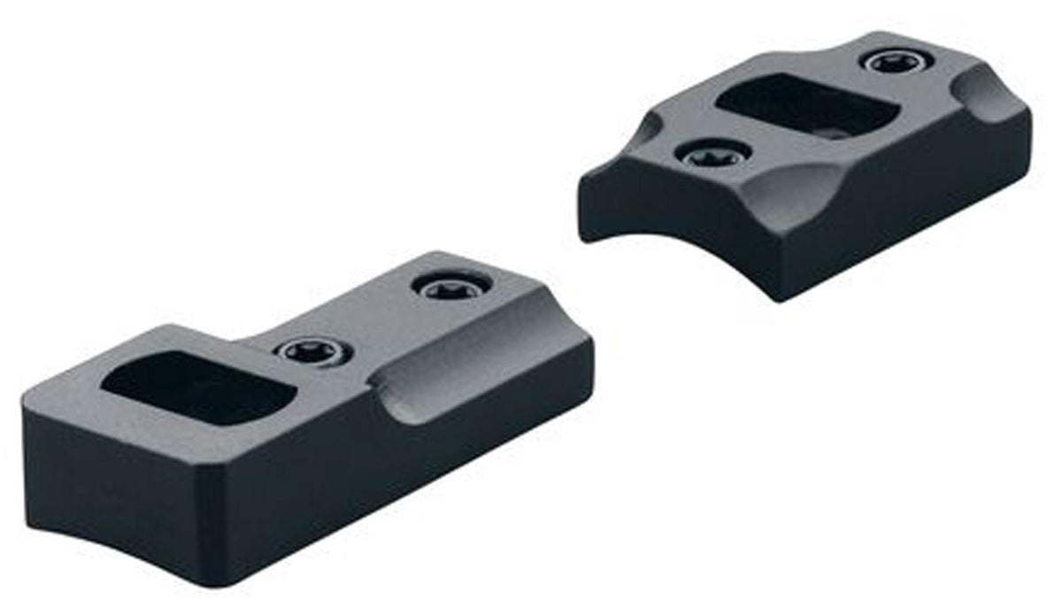 Leupold 2-Piece Dual Dovetail Base Twist & Lock for Savage 110 Round Receiver Matte Black
