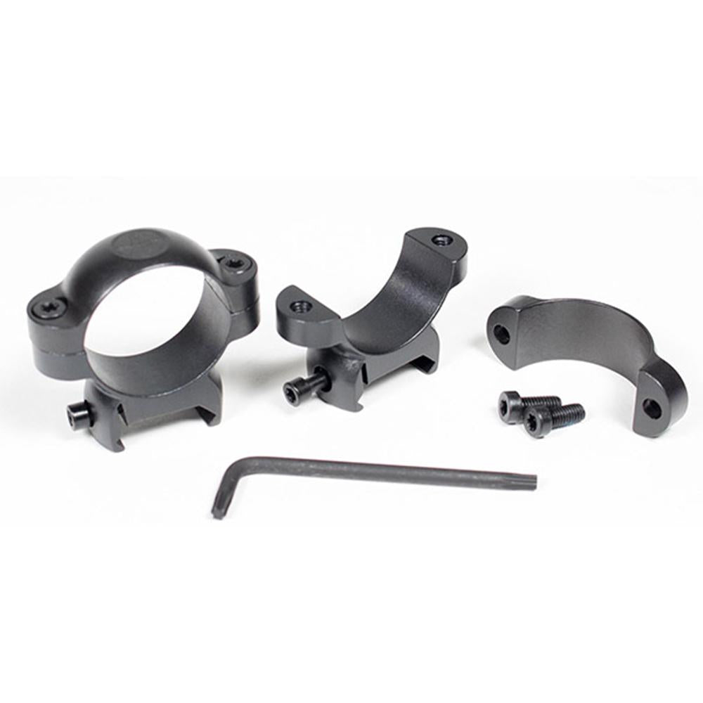 Leupold 2-Piece LRW Cross-Slot Steel Scope Rings - 1" Medium Matte