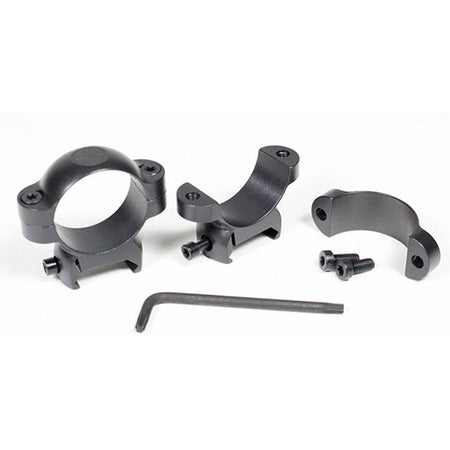 Leupold 2-Piece LRW Cross-Slot Steel Scope Rings - 1" Medium Matte