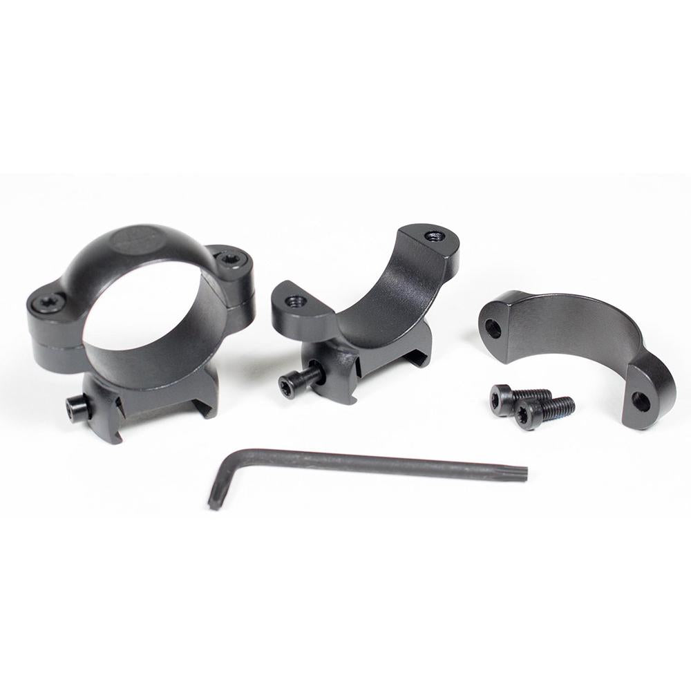 Leupold 2-Piece LRW Cross-Slot Steel Scope Rings - 1" High Matte