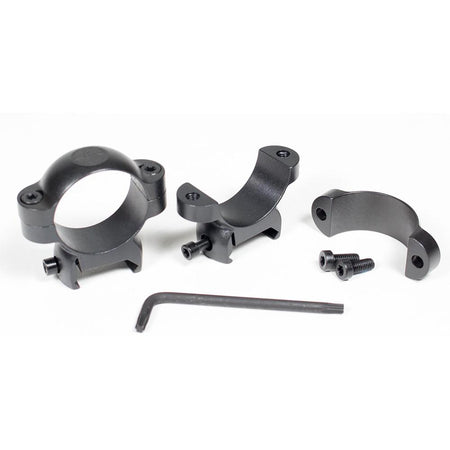 Leupold 2-Piece LRW Cross-Slot Steel Scope Rings - 1" High Matte