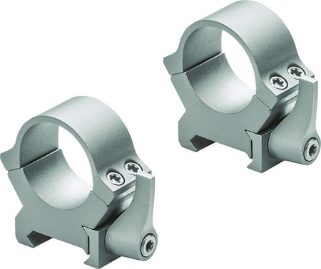 Leupold 2-Piece Precision-Fit QRW2 Weaver-Style Scope Rings 1" High Silver