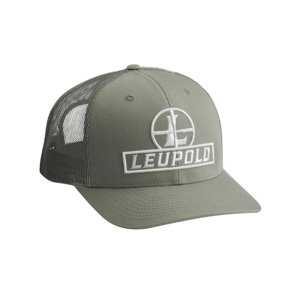 Leupold Reticle Snapback Trucker Hat Loden Green