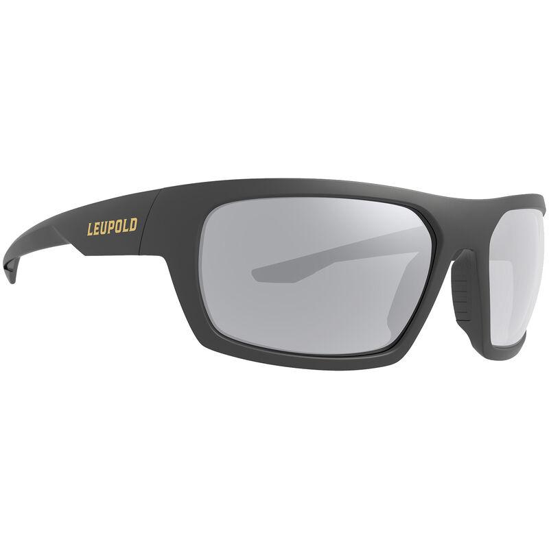 Leupold Packout Shooting Glasses Matte Black Frame with Shadow Grey Flash Lens