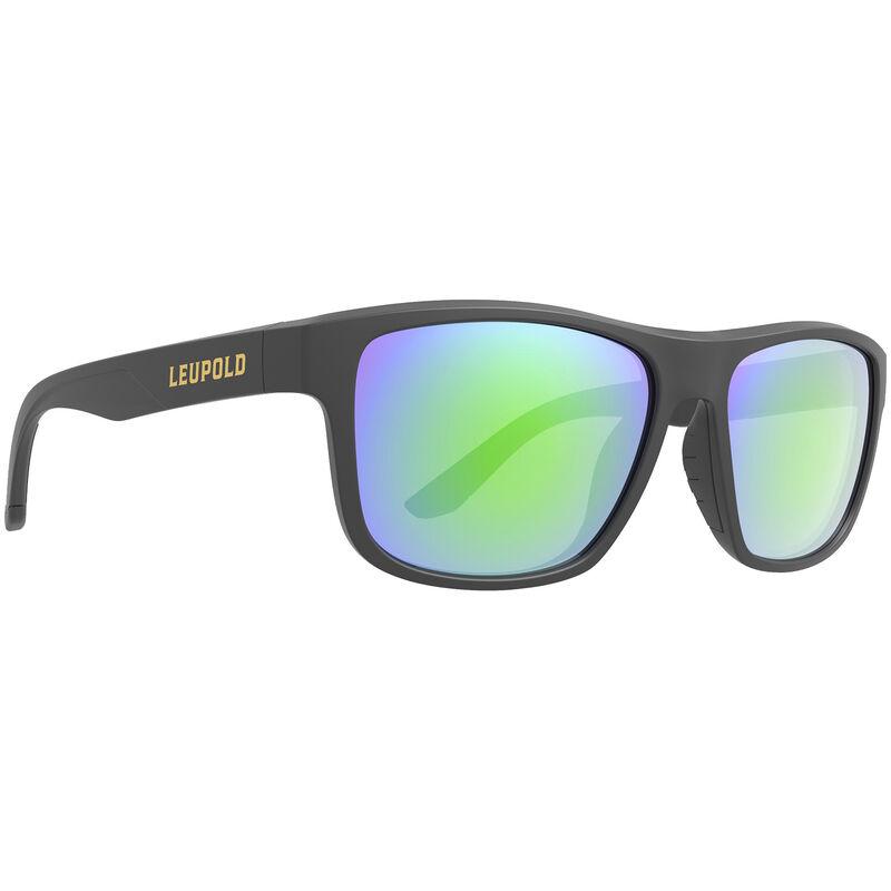 Leupold Katmai Shooting Sunglasses Matte Black with Emerald Mirror Polarized