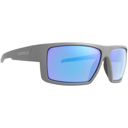 Leupold Switchback Shooting Glasses Matte Grey with Blue Mirror Lens