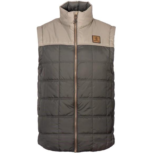 Leupold Santiam Insulated Vest Gunmetal Shadow Tan Large DWR Coated