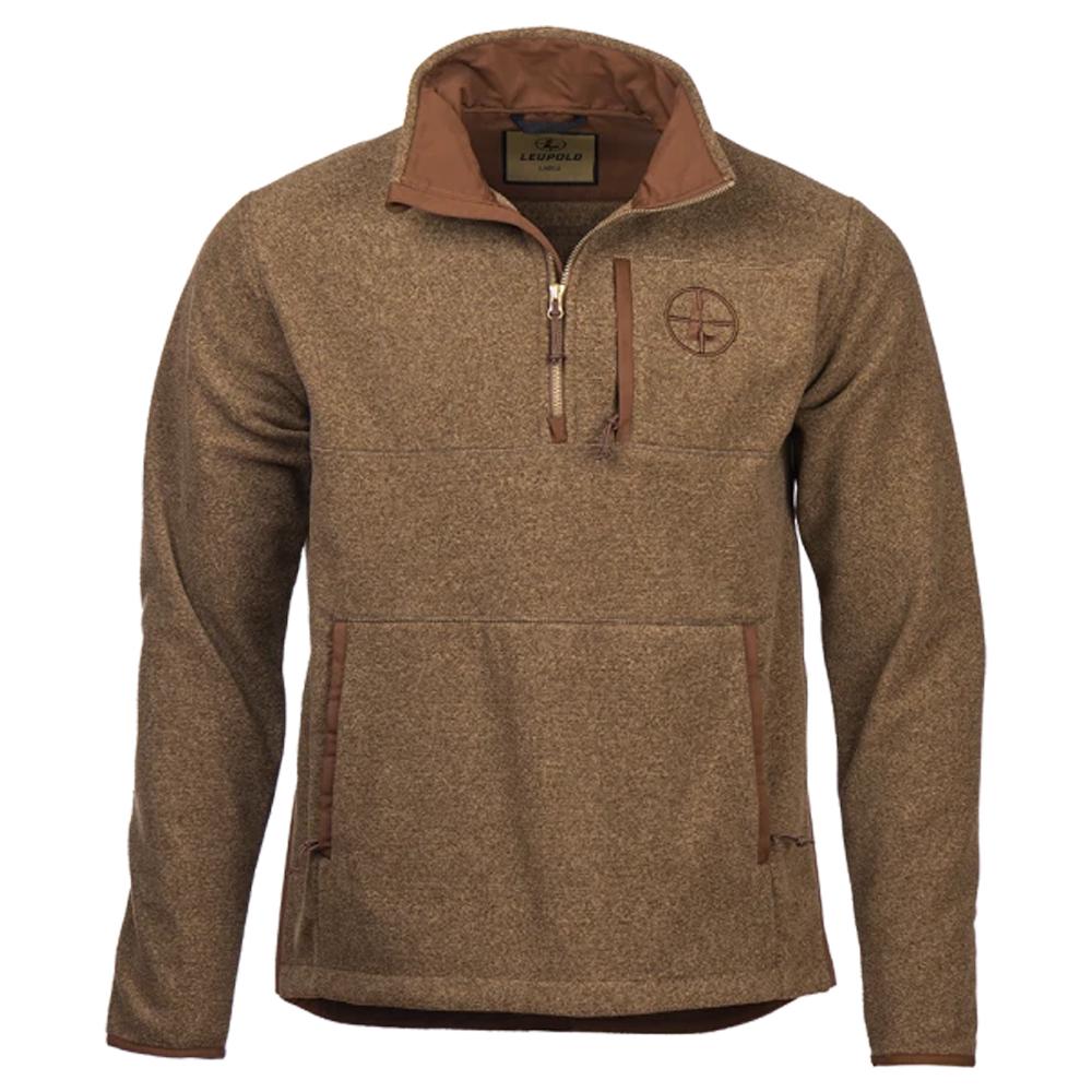 Leupold Make Ready Quarter Zip Fleece Jacket Bone Brown XL