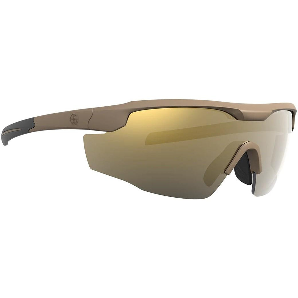 Leupold Sentinel Sunglasses Matte Tan Frame Bronze Mirror Lens