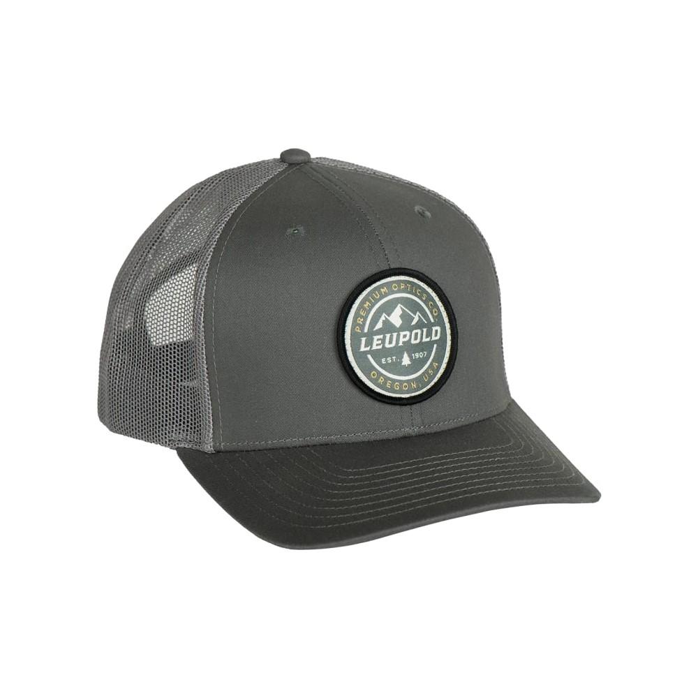 Leupold Cascade Snapback Trucker Hat Grey