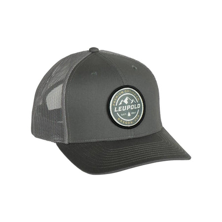 Leupold Cascade Snapback Trucker Hat Grey