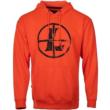 Leupold Distressed Reticle Performance Men's Hoodie Blaze Orange M