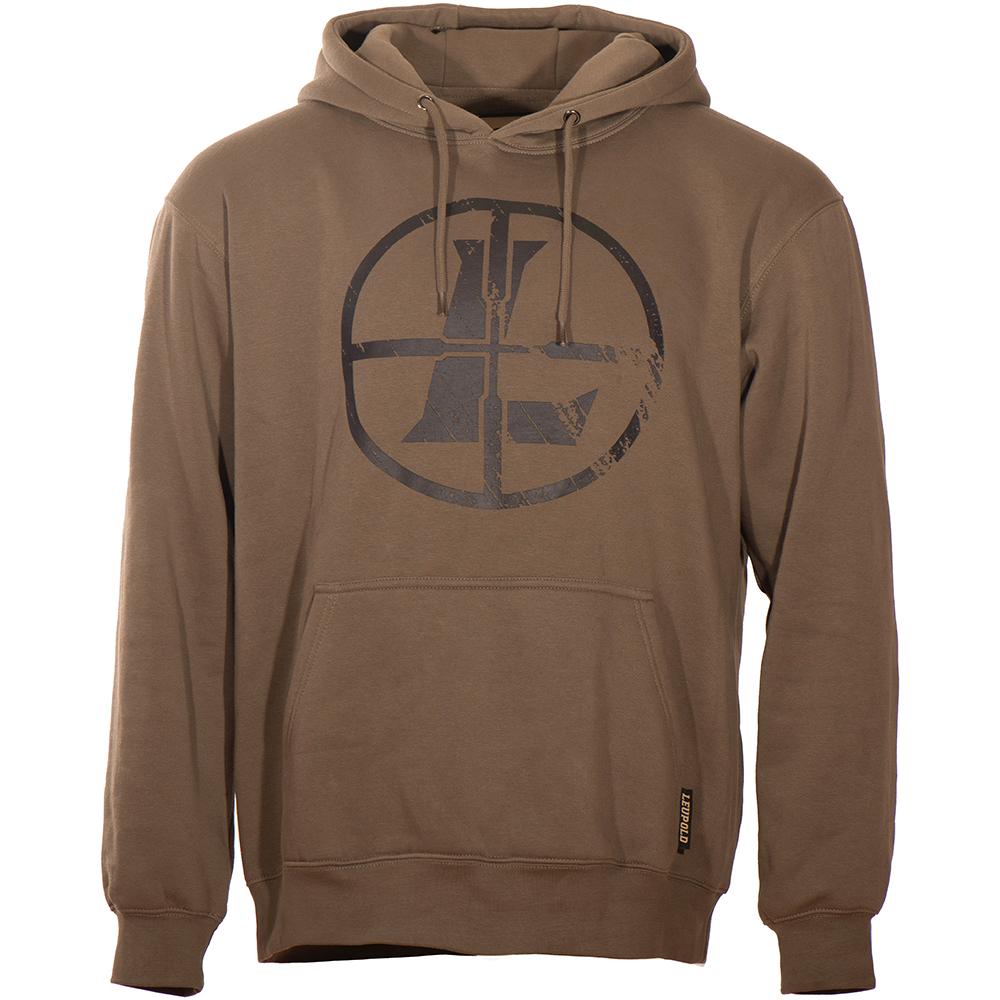 Leupold Distressed Reticle Midweight Hoodie Otter Medium