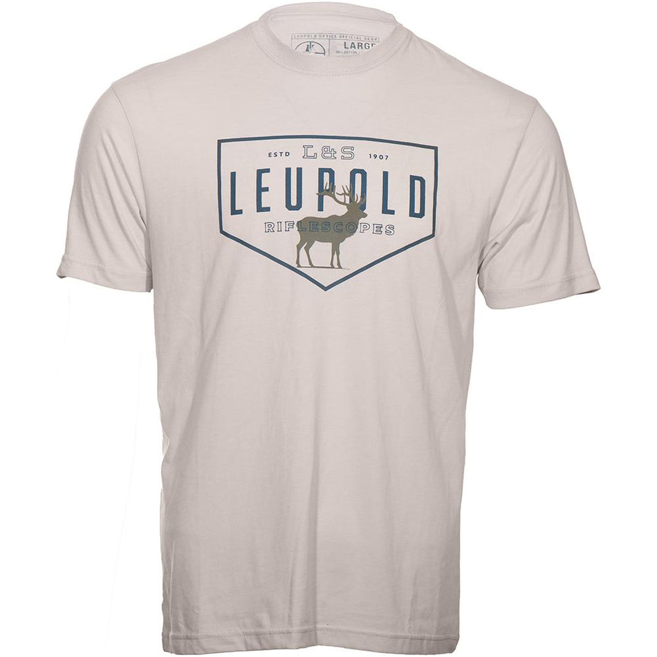Leupold Bull Elk Short Sleeve T-Shirt Sand 2XL