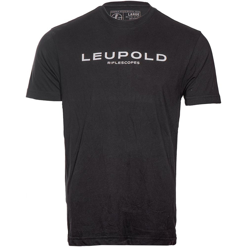 Leupold Riflescopes Short Sleeve Shirt Black Size Large