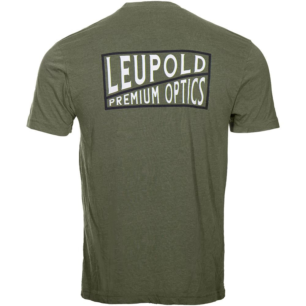 Leupold Premium Optics Short Sleeve Tee Shirt Light Olive 2XL